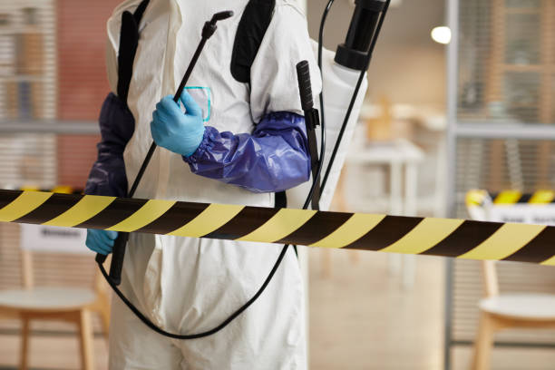 Professional Biohazard Cleanup technician working in Macy, NE